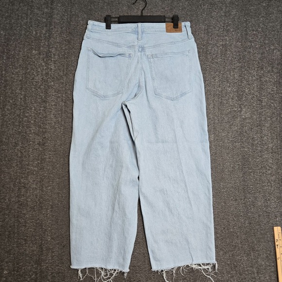 Madewell The Curvy Perfect Vintage Wide Leg‎ Jeans 30 Light Blue Wash 30 x 26 - Picture 3 of 12